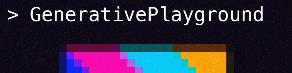 Generative Playground animation