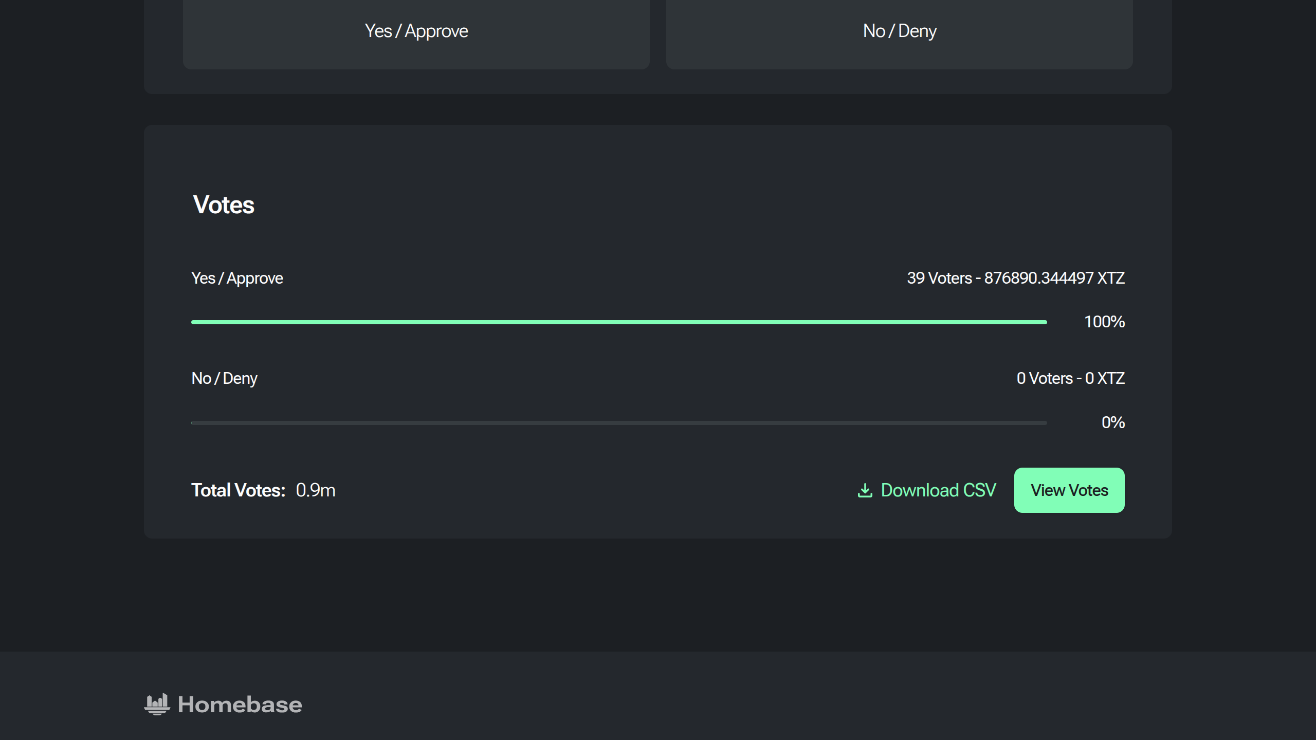 Tezos Homebase Proposal